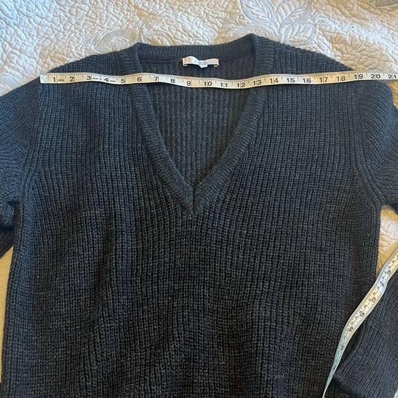 IRO charcoal gray sweater alpaca merino wool blend - Picture 5 of 8